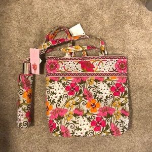 Vera Bradley tote tea garden pattern